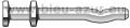 CHEVILLE CLOU SPIKE - VERSION DOUBLE TETE - SPIKE FS CHEVILLE CLOU SPIKE - VERSION DOUBLE TETE - SPIKE FS