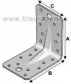 Equerre renf. 90x90x65 Equerre renf. 90x90x65