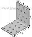 Equerre 40x40x60x2,0 Equerre 40x40x60x2,0