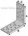 Equerre 90x90x40x3,0 Equerre 90x90x40x3,0