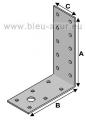 Equerre 115x90x40x3,0 Equerre 115x90x40x3,0