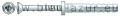 Offre sp�ciale Cheville Nylon NHS Version Clou vis zingu�e Colerette Plate