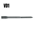 SERIE VIS A DISTANCE TYPE VD1 GALVANISEE ET RESINEE