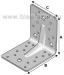 Equerre renf. 105x105x90