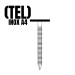 SERIE POINTE TETE EXTRA LARGE ANNELEE INOX A4