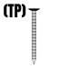 SERIE POINTE TETE PLATE ANNELEE INOX A4
