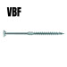 SERIE VIS A BOIS TETE FRAISEE VBF GALVANISEE
