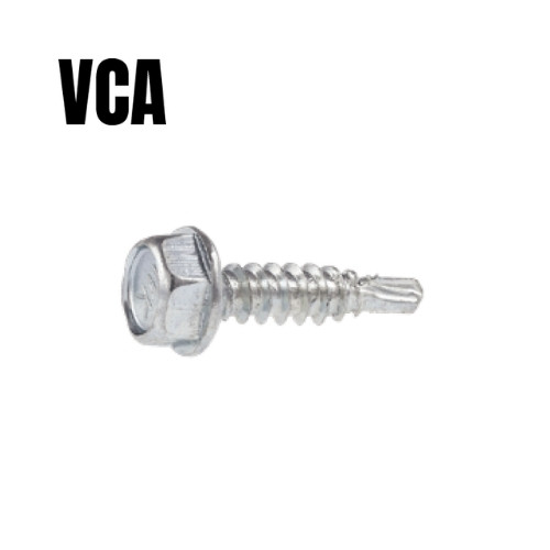 Vis de couture VCA - tête Hexagonale - version zinguée
