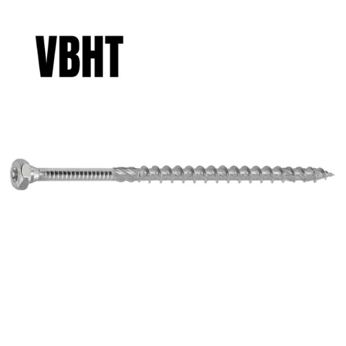Vis à bois Tirefond VBHT - tête Hexagonale - version zinguée