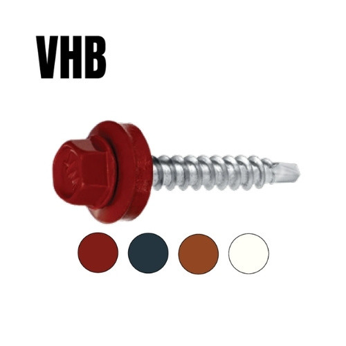 Vis auto foreuse VHB- joint EPDM - Pour fixation sur bois