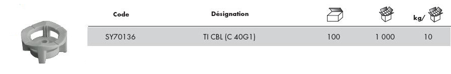 Rondelle TI CBL pour cloueur C 40 G1
